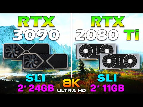 RTX 3090 SLI (2*24GB) vs RTX 2080 Ti SLI (2*11GB) | Tested in 8K (SLI Supported Games Only)