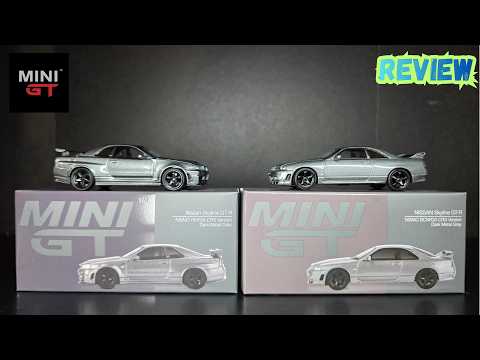 Feature Image thumbnail for the video blog The Set is Complete!  Mini GT - Nissan Skyline CRS GTR R33 & GTR R34 - REVIEW by  booster_diecast