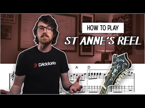 How to Play "St. Anne's Reel" /// Mandolin Lesson (Intermediate)