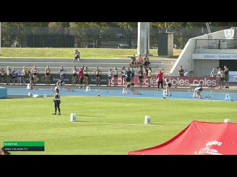 Girls U16 200m Timed Final 1: 2022/23 State Track and Field Championships