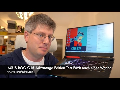 ASUS ROG G15 Advantage Edition Test Fazit nach einer Woche