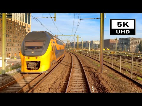 [5K] Demolition of the Dijksgracht Yard has started! Utrecht - Amsterdam CABVIEW HOLLAND 6sep 2021