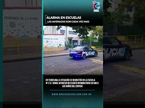 🚨 Amenazas en escuelas del sur santafesino generan preocupación