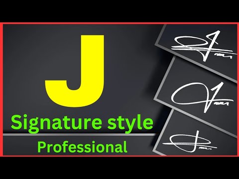 J signature style professional | J name signature style | Signature style of my name