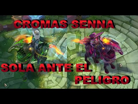 🏇🤠CROMAS SENNA SOLA ante el PELIGRO (HIGH NOON senna CHROMA)- League of Legends🤠🏇