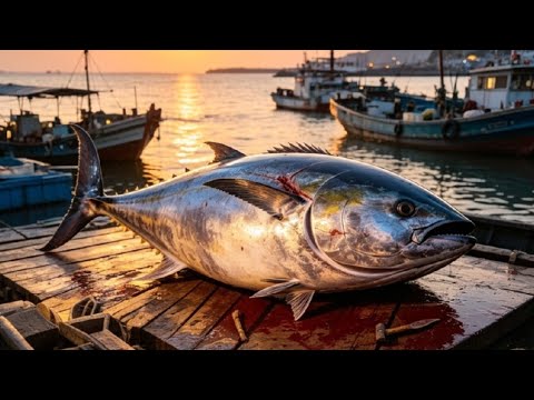 Tuna Cutting Show – Skill & Precision in Real Time