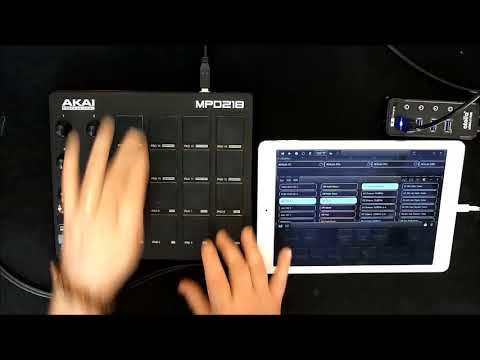 DRUM SESSION Tutorial - How To Connect an AKAI MPD 218 Pad Controller