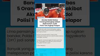 5 ORANG RUGIKAN BANDAR JUDOL DITANGKAP! Warganet Heran Polisi Malah Biarkan Bandar Bebas