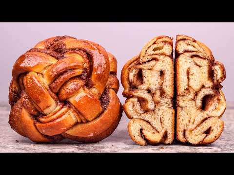 How to Make Delicious Coffee & Cinnamon Brioche Babka Buns | No Kneading!