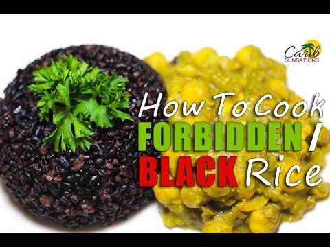 Forbidden Rice: How to Cook Black Rice Caribbean Style