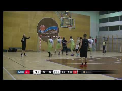 Skrót: PGE EO vs PKO Bank Polski - II Liga Warszawa - 7.12 - Koszykarska Liga Biznesu