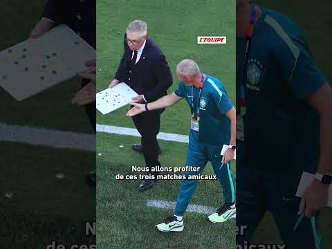 🇧🇷 Les jeunes au cœur du nouveau projet de Carlo Ancelotti avec le Brésil #football #neymar