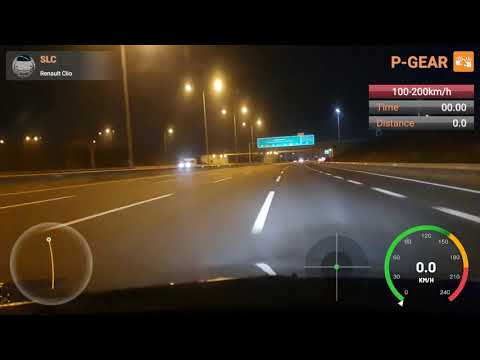 Renault Megane 2 Rs 225 / 100-200KM Acceleration Time