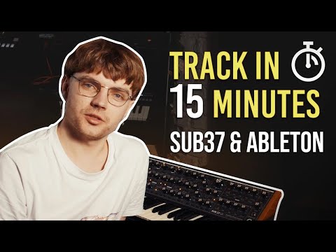 Track from Scratch with Moog Sub 37 | Ableton Tutorial | Melodic House
