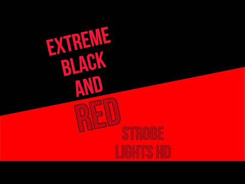 [1 Hour] Extreme Fast Red Strobe Lights [SEIZURE WARNING]