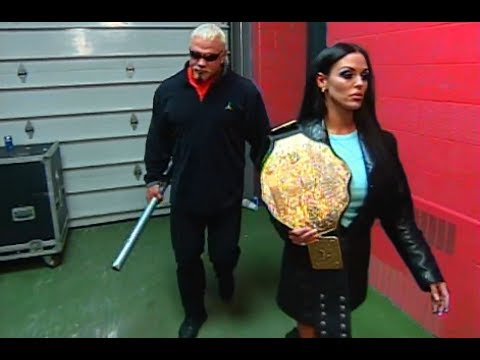 (720pHD): WCW Nitro 12/04/00 - Midajah, Scott Steiner & Mike Sanders Backstage