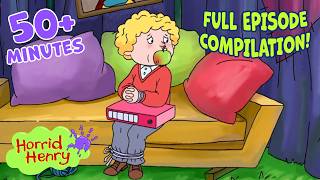 Peter Gets Attacked By Moody Margaret | Season 4 Clip Compilation | Horrid Henry | 1 HOUR