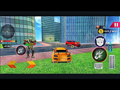 Drone Robot Car Transforming Game - Car Robot Games - Android Gameplay Part 3