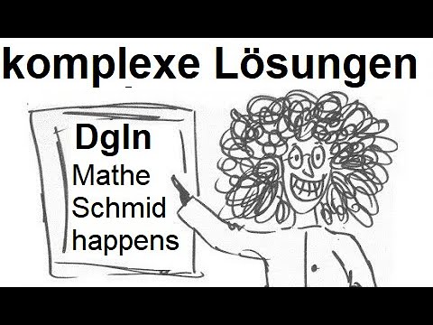 Die Lösung der Differenzialgleichung  y'''-6y''+13y'=0  (204/521g2) | Mathematik vom Mathe Schmid