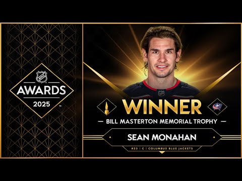 Meredith Gaudreau Surprises Sean Monahan with Masterton Trophy