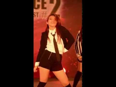 N' Khanomtoey Ladior cover F(x) - LA chA TA+Red Light @ Esplanade cover dance 2015 (audition) 150404