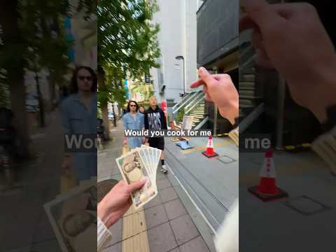 Paying strangers to cook for me (ep. 16) - #Japan #cookingchallenge #cooking #wouldyoucookforme