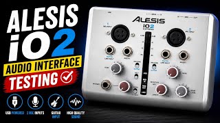Video thumbnail for Alesis io2 usb audio interface | Alesis io2 | Alesis by Rockstar Music Store