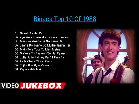 1988 Top 10 Binaca Geetmala Video jukebox|Papa Kehte Hain|AmeenSayani| #musicvideo #80s #1980s #1988