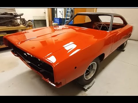 "68 Charger RT Paint Job - WOW ! The Finish - DIY Auto Restoration