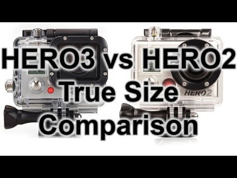 HERO3 vs HERO2 True size comparison: GoPro Tips and Tricks