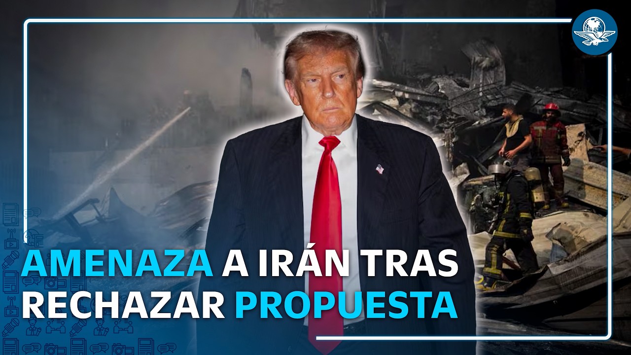 Trump llama totalmente inaceptable la respuesta de Irán a propuesta de paz