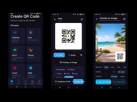 QR Intelligence Create Scan QR