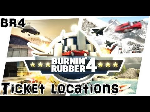 Burnin' Rubber 4 ticket locations