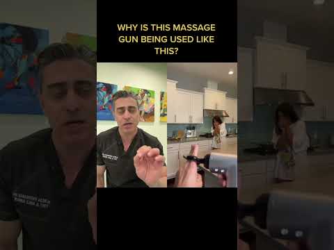 Alternative Way To Use A Massage Gun 🤔