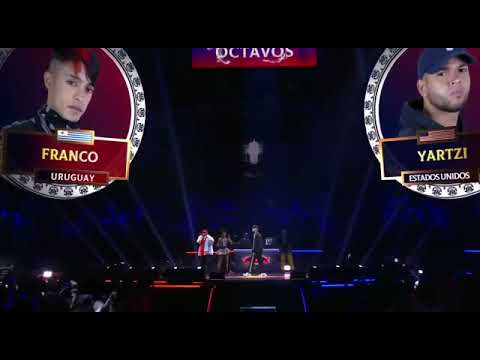 MINUTAZO DE YARTZI VS FRANCO /OCTAVOS REDBULL BATALLA DE LOS GALLOS 🇵🇷🇺🇸vs🇺🇾