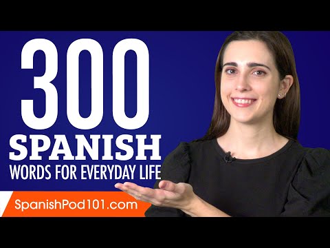 300 Spanish Words for Everyday Life - Basic Vocabulary #15