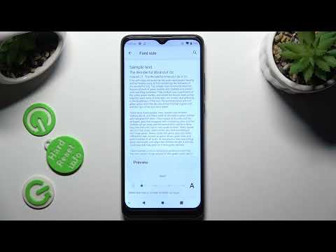 How to Change Font Size on ZTE Blade A51- Adjust Font Size