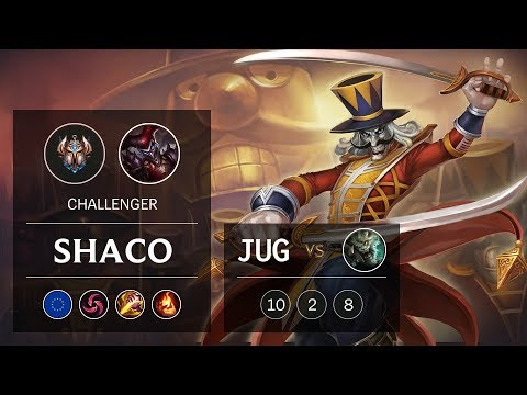 Shaco Jungle vs Rengar - EUW Challenger Patch 9.5
