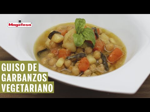 GUISO de GARBANZOS VEGETARIANO (en OLLA a PRESIÓN ASTRA) I MAGEFESA 👨🍳👩🏻🍳
