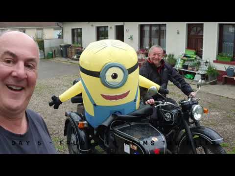 Devon to Pisa Italy on a DNEPR motorbike and sidecar