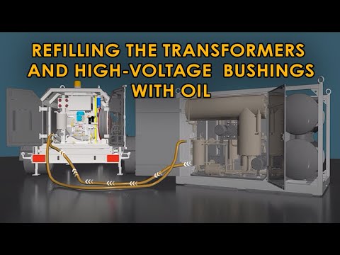 Transformer oil filling. СMM-1DSL and UVD unit