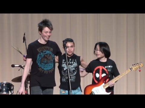 Metallica's Enter Sandman -  Cover by Alien Paradox at Seven Bridges Middle School Talent Show Video