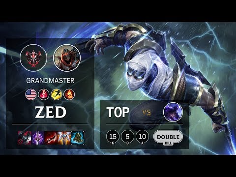 Zed Top vs Ryze - NA Grandmaster Patch 10.8