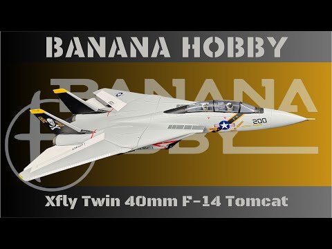Xfly Twin 40mm F-14 Tomcat kostet derzeit bei Banana Hobby nur für 199,90 $, nur für begrenzte Ze...
