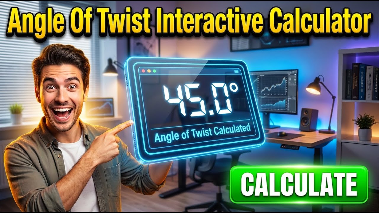 Angle Of Twist Interactive Calculator
