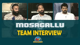 Mosagallu Movie Team Interview | Vishnu Manchu | Navdeep | Naveen Chandra | NTV ENT video