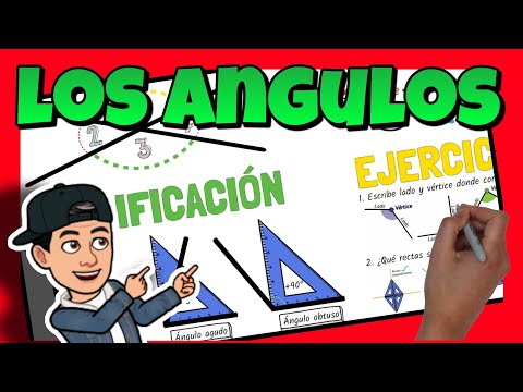 📐 Los ÁNGULOS para NIÑOS | TIPOS de ÁNGULOS | Matemáticas para niños