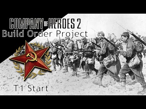 (1v1) Standard Soviet T1 Start/Penal Build | Company of Heroes 2 Build Order Project