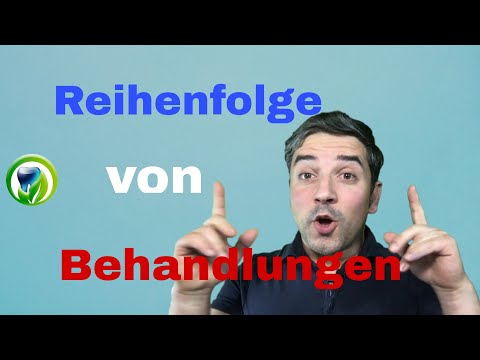 Reihenfolge von Behandlungen führt zum Behandlungserfolg. Einfache / komplexe Fälle