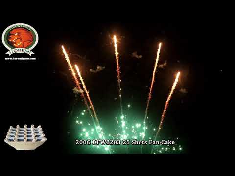 DFW2203 25 Shots Fan Cake  1.4G/200G